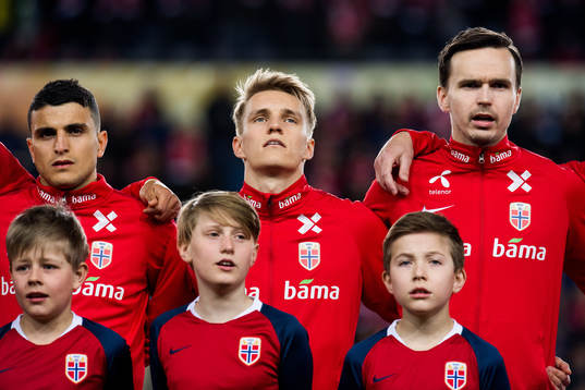 Mohamed Elyounoussi, Martin Ødegaard and Ole Kristian