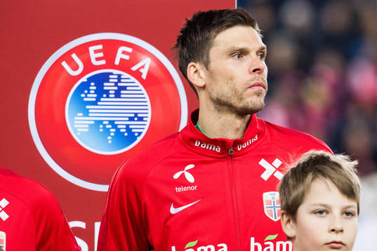 Goalkeeper Rune Almenning Jarstein of Norway