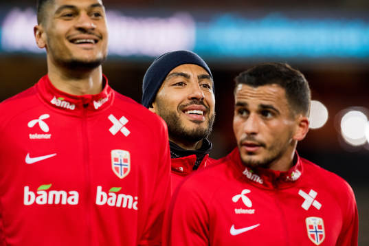 Bjørn Maars Johnsen, Haitam Aleesami and Omar Elabdellaoui