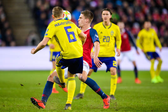 Ludwig Augustinsson of Sweden and Markus Henriksen of Norway