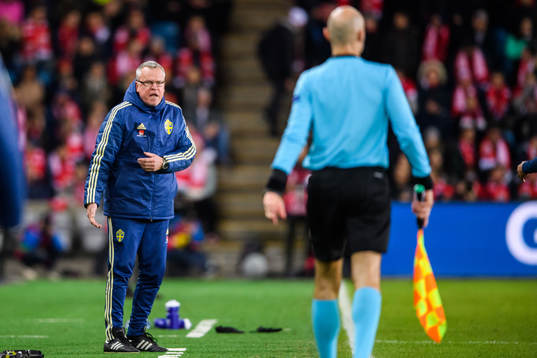 Head coach Janne Andersson of Sweden