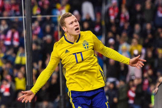 Viktor Claesson of Sweden celebrates