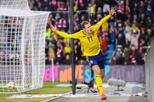 Viktor Claesson of Sweden celebrates