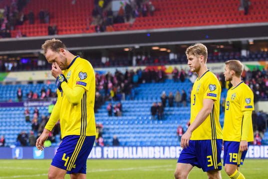 Andreas Granqvist, Sebastian Andersson and Filip Helander