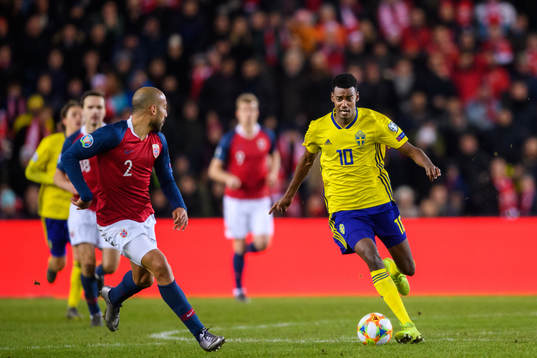 Alexander Isak of Sweden
