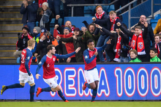 Ola Kamara of Norway celebrates
