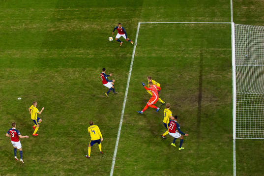Kristoffer Ajer, Mohamed Elyounoussi, Joshua King and