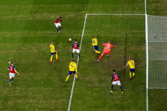Kristoffer Ajer, Joshua King, Mohamed Elyounoussi and