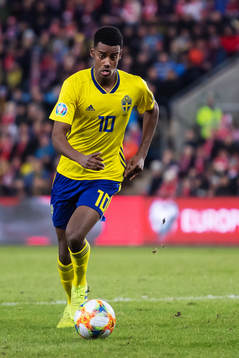 Alexander Isak of Sweden