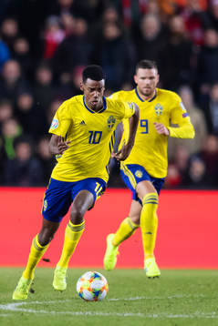 Alexander Isak of Sweden
