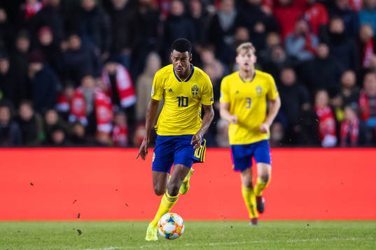 Alexander Isak of Sweden