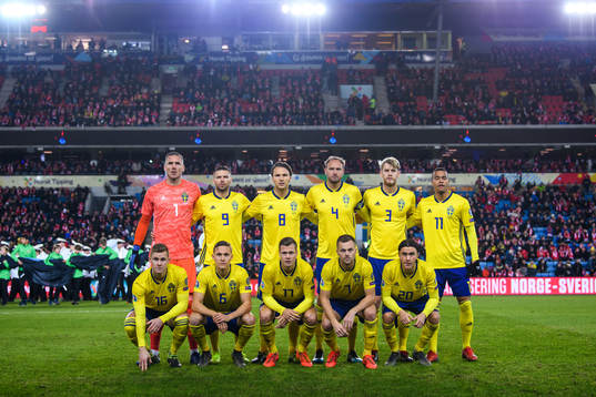 Starting eleven of Team Sweden