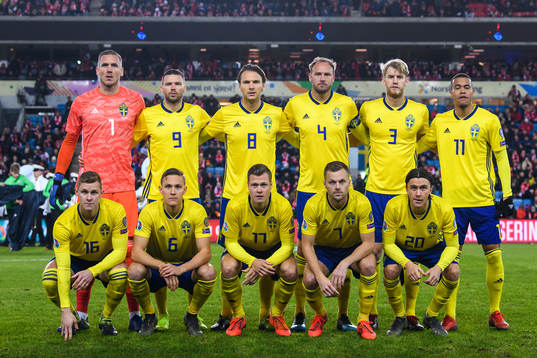 Starting eleven of Team Sweden