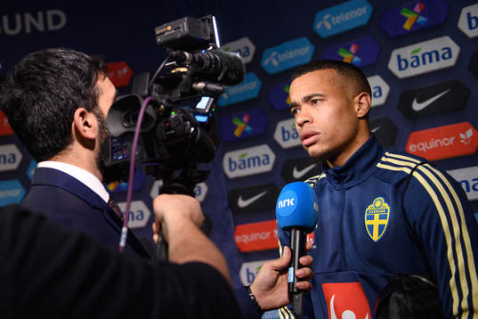 Robin Quaison of Sweden
