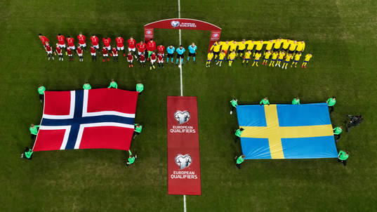 Players of Norway and of Sweden