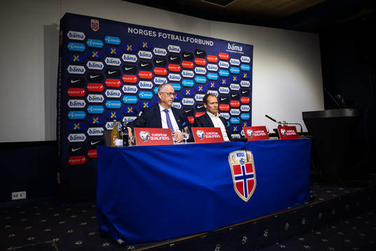 Lars Lagerbäck, head coach of Norway
