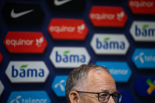 Lars Lagerbäck, head coach of Norway