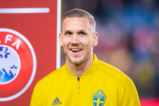 Goalkeeper Robin Olsen of Sweden