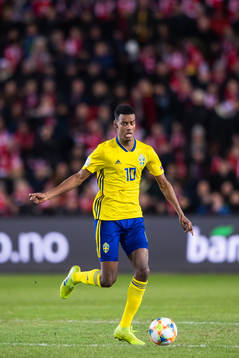 Alexander Isak of Sweden