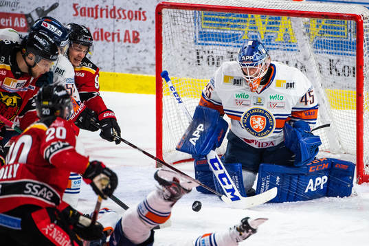 Växjös målvakt Viktor Andrén