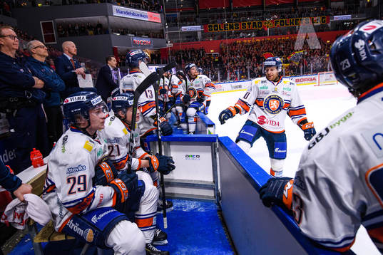 Växjös Pontus Holmberg , Filip Cederqvist och Kris