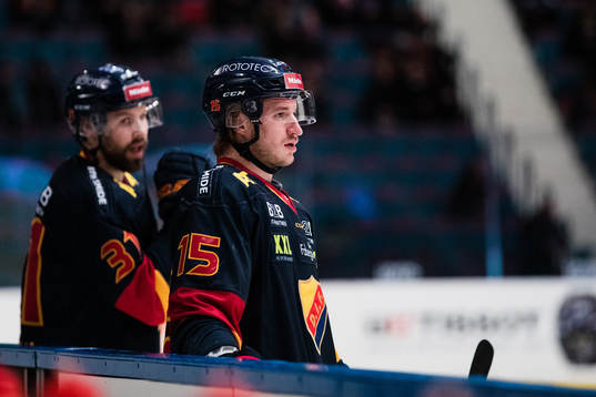 Djurgårdens Dick Axelsson och Jakob Lilja