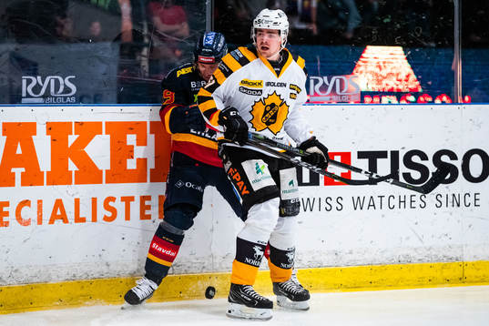 Djurgårdens Sebastian Strandberg och Skellefteås Emil