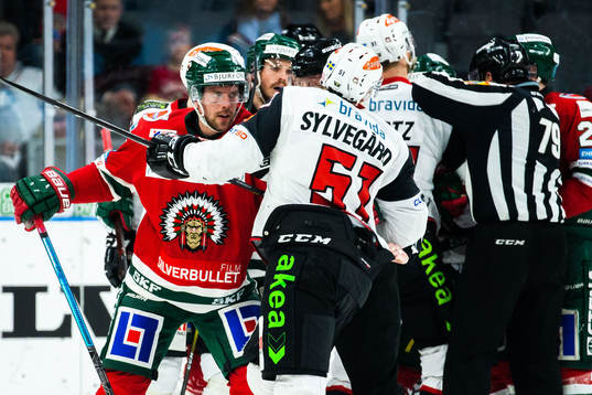 Frölundas Anders Grönlund i bråk med Malmö Redhawks