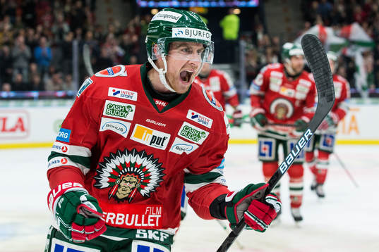 Frölundas Chay Genoway jublar