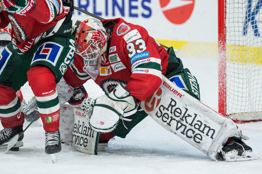 Frölundas målvakt Johan Mattsson