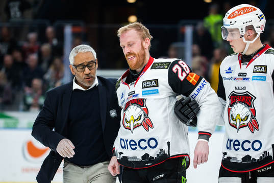 Malmö Redhawks Jens Olsson lämnar isen