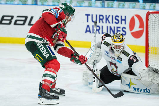 Frölundas Joel Lundqvist gör 6-1 på Malmö Redhawks