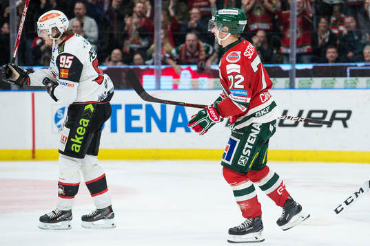 Frölundas Patrik Carlsson jublar