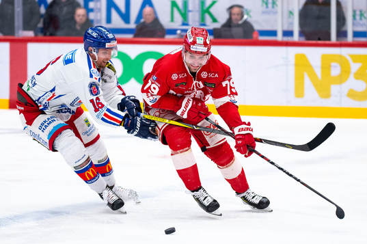 Oskarshamns Arsi Piispanen och Timrås Ludvig Rensfeldt