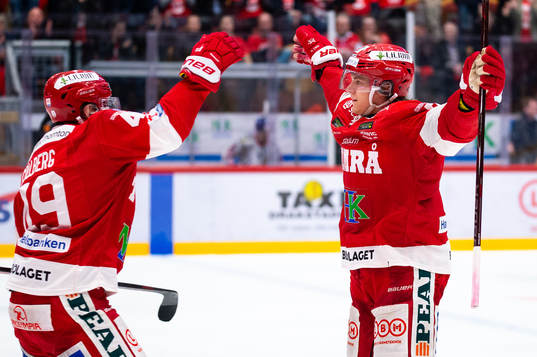 Timrås Marcus Hardegård jublar