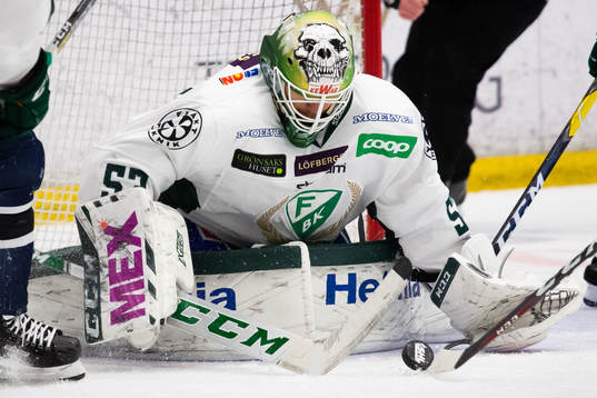 Färjestads målvakt Markus Svensson