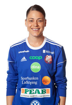Lidköpings målvakt Gabriella Batmani