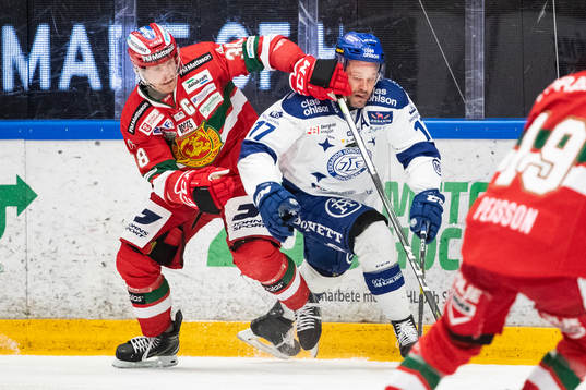 Moras Adam Massuhr och Leksands Jesper Ollas