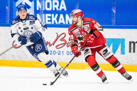 Leksands Anton Karlsson och Moras Ryan Johnston
