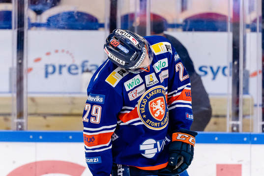 Växjös Pontus Holmberg  deppar