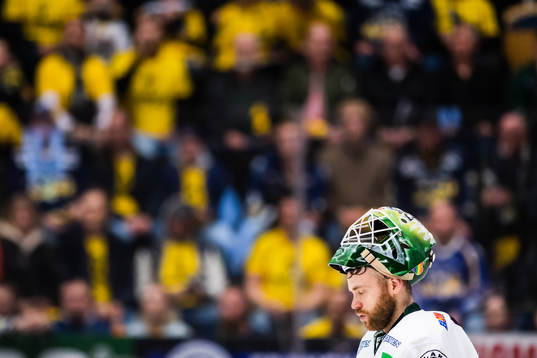 Färjestads målvakt Markus Svensson