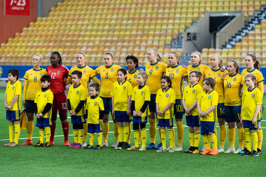 Sveriges startelva vid lineup