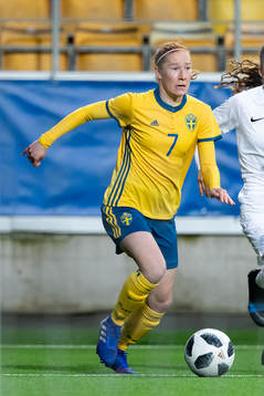 Sveriges Tilde Johansson och Slovakiens Tereza Mrockova