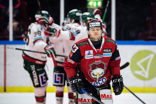 Malmö Redhawks Christoffer Forsberg deppar