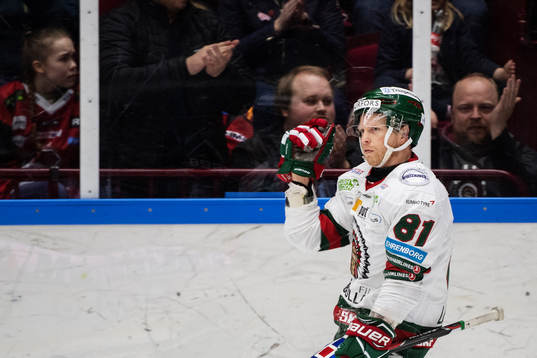 Frölundas Ryan Lasch jublar