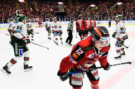 Malmö Redhawks Linus Cronholm deppar