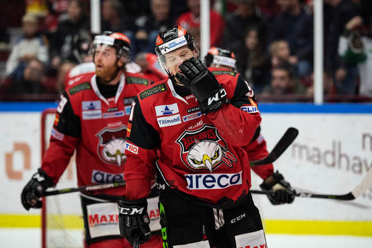 Malmö Redhawks Emil Sylvegård deppar