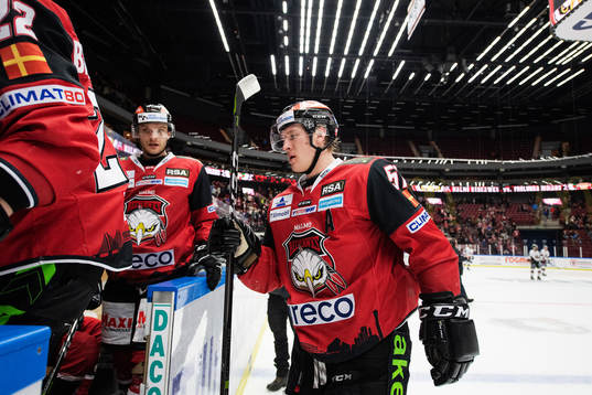 Malmö Redhawks Emil Sylvegård deppar