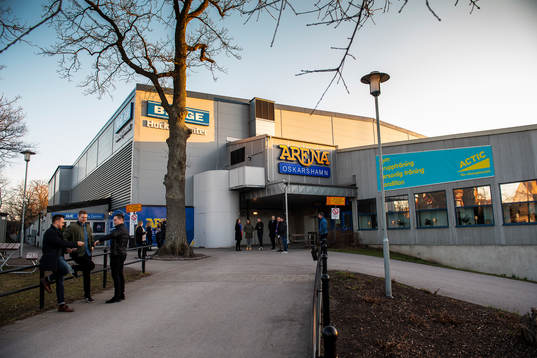 Exteriör av Be-Ge Hockeycenter