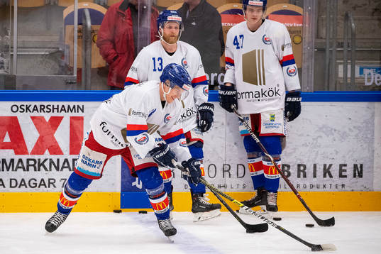 Oskarshamns Filiph Engsund, Matias Sointu och Christian